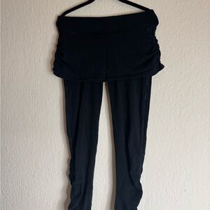 Athleta Black Skirted Leggings